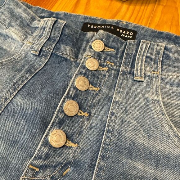 Veronica Beard Arya High Rise Straight Jeans in Nova Women’s SZ 28 - Picture 4 of 12